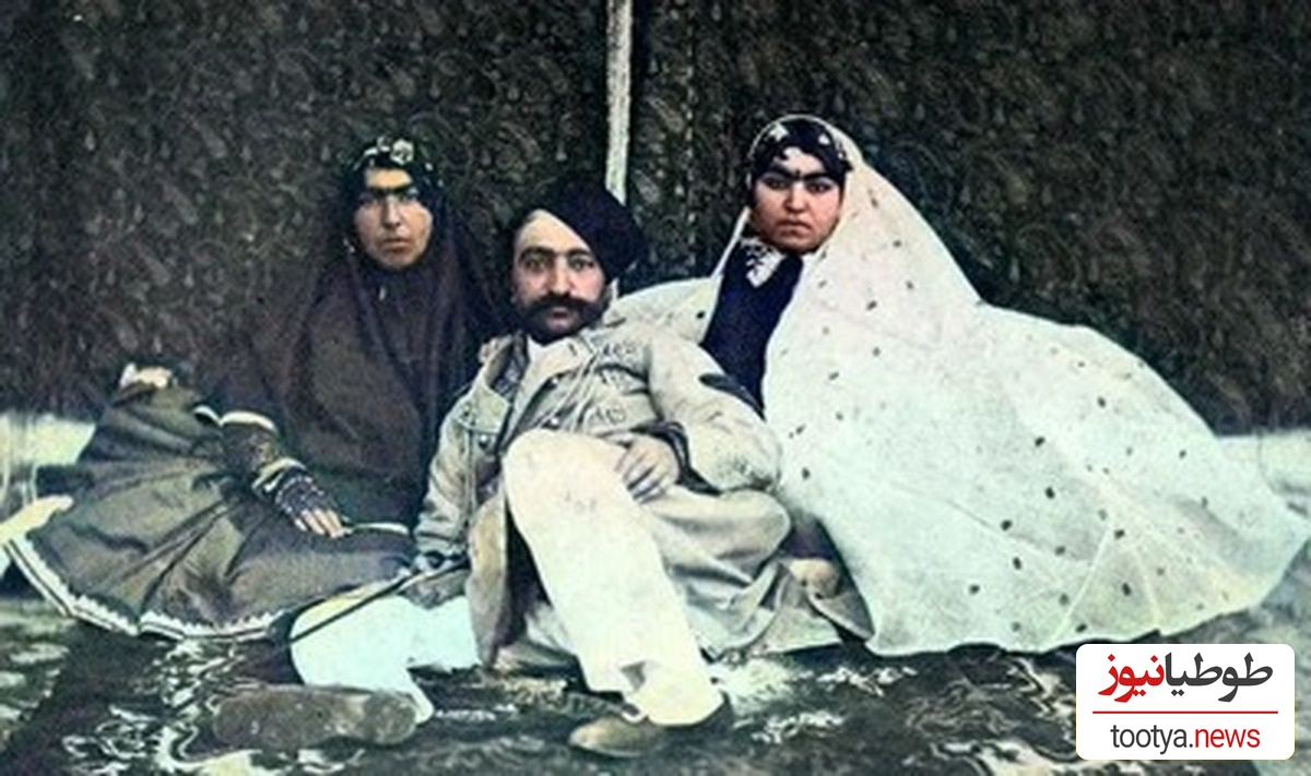سفر به زمان قاجار با خنده های  ناصرالدین شاه و سوگلی اش  ، مزین شده با آهنگ دلنشین به رهی دیدم برگ خزان با صدای بهشتی «استاد ایرج بسطامی»+ فیلم