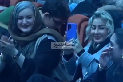 نعیمه نظام دوست در کنسرت سیامک عباسی که شاهد خواستگاری خواننده کشورمان شد 😍