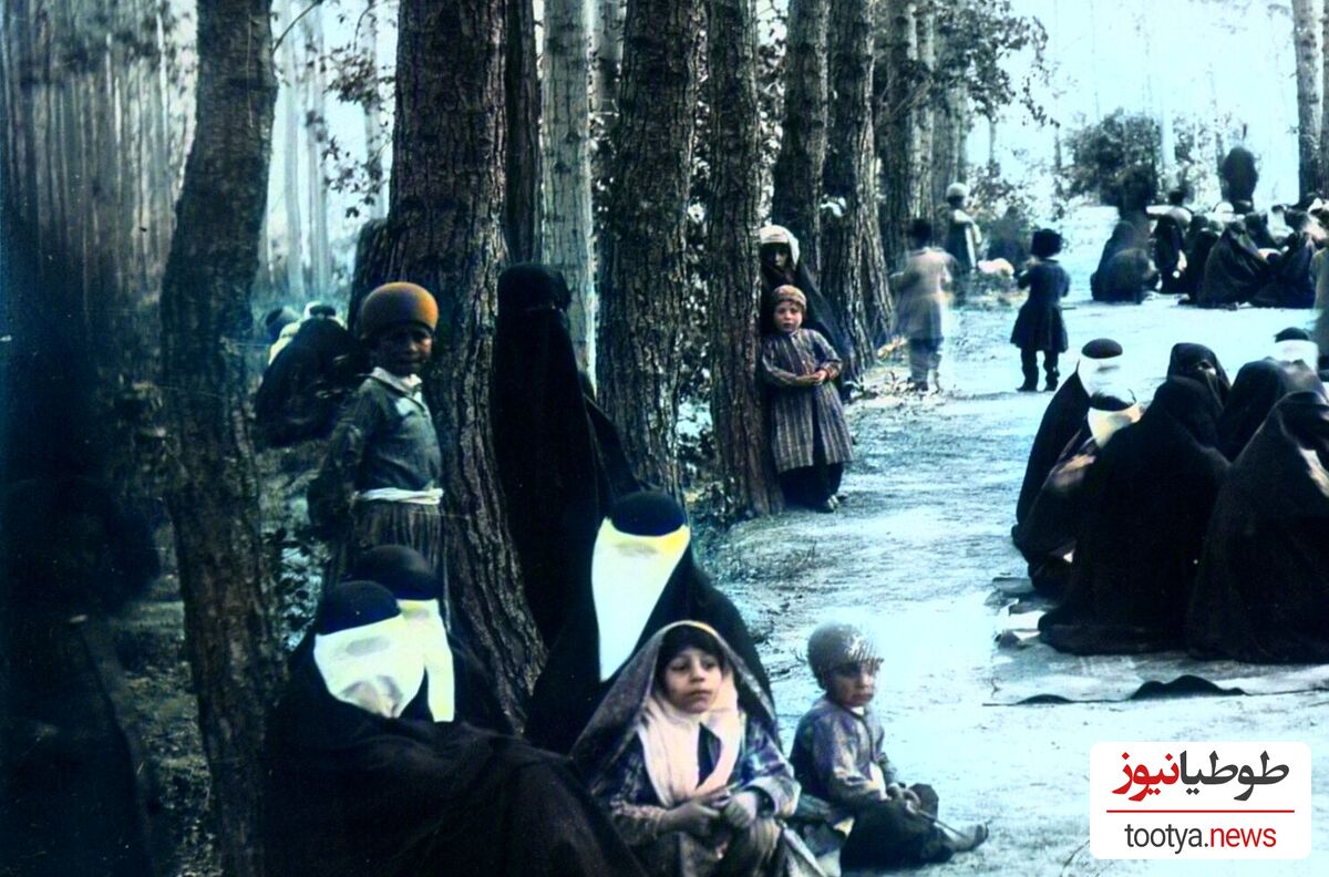 (عکس)ژست جالب زنان قاجاری در روز سیزده بدر؛ وقتی ژست گرفتن مد نبود!