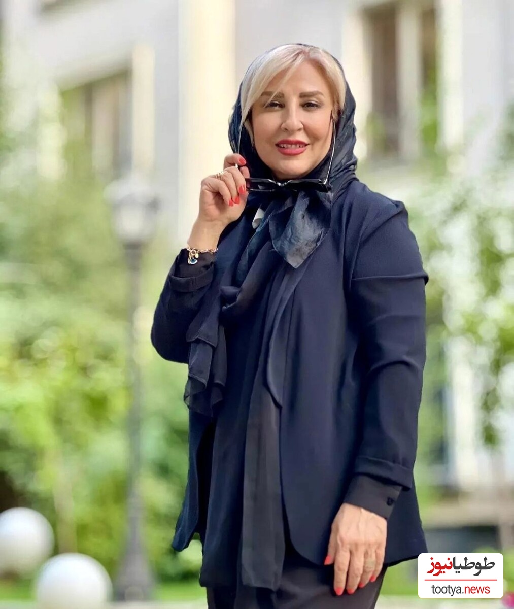 جلوه زیبای مانتو مزونی و خاص مرجانه گلچین با طرح اصیل ایرانی و آینه دوزی های بلوچی+ عکس