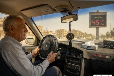 همه از دیدن اختراع عجیب این راننده شوکه شدند؛ کولر را فراموش کنید!