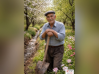 خلاقیت تحسین برانگیز کشاورز تبریزی در آبیاری ابتکاری با کمترین امکانات حماسه آفرید+ فیلم