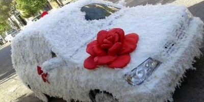 عجیب ترین ماشین عروس های دنیا که تا عمر داری یادت نمیره + عکس/ یعنی سم خالص🤣