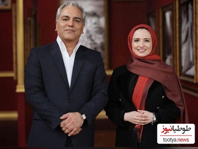 (ویدئو) ماجرای خنده‌دار تصادف مهران مدیری و گلاره عباسی در مراسم ختم پدر شقایق دهقان