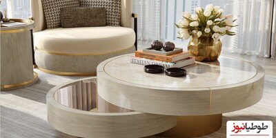 (تصاویر) شیک ترین طرح میز جلو مبلی به پیشنهاد مشهورترین طراحان داخلی/  میزهایی که خانه را شاهانه و لوکس نشان میدهد/ ایرانیا عاشقش میشن👌
