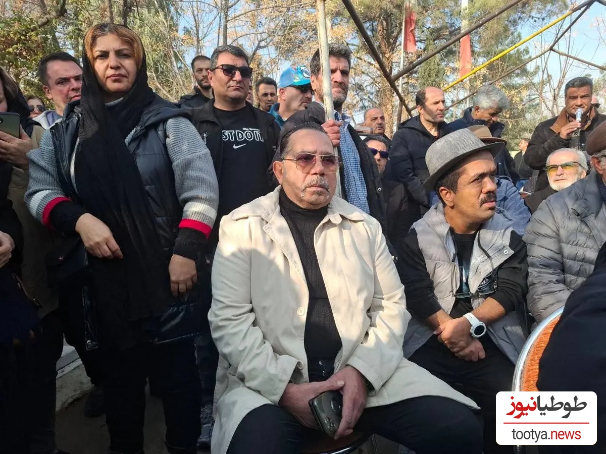 مراسم خاکسپاری سعید پیردوست