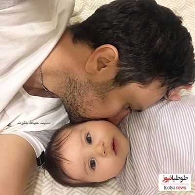 یادی کنیم از عاشقانههای شاهرخ استخری بازیگر  و طلافروش محبوب برای تولد 5 سالگی دخترش، نبات+ عکس