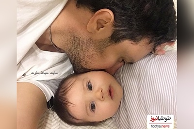 یادی کنیم از عاشقانههای شاهرخ استخری بازیگر  و طلافروش محبوب برای تولد 5 سالگی دخترش، نبات+ عکس