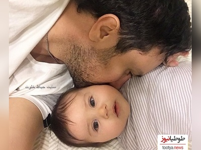یادی کنیم از عاشقانه‌های شاهرخ استخری بازیگر  و طلافروش محبوب برای تولد 5 سالگی دخترش، نبات+ عکس