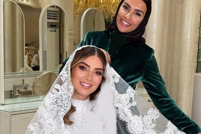 نگاهی به مراحل آماده شدن متین ستوده برای مراسم فرمالیته اش/ مقایسه جذاب دو لباس عروس خانم بازیگر+فیلم و عکس