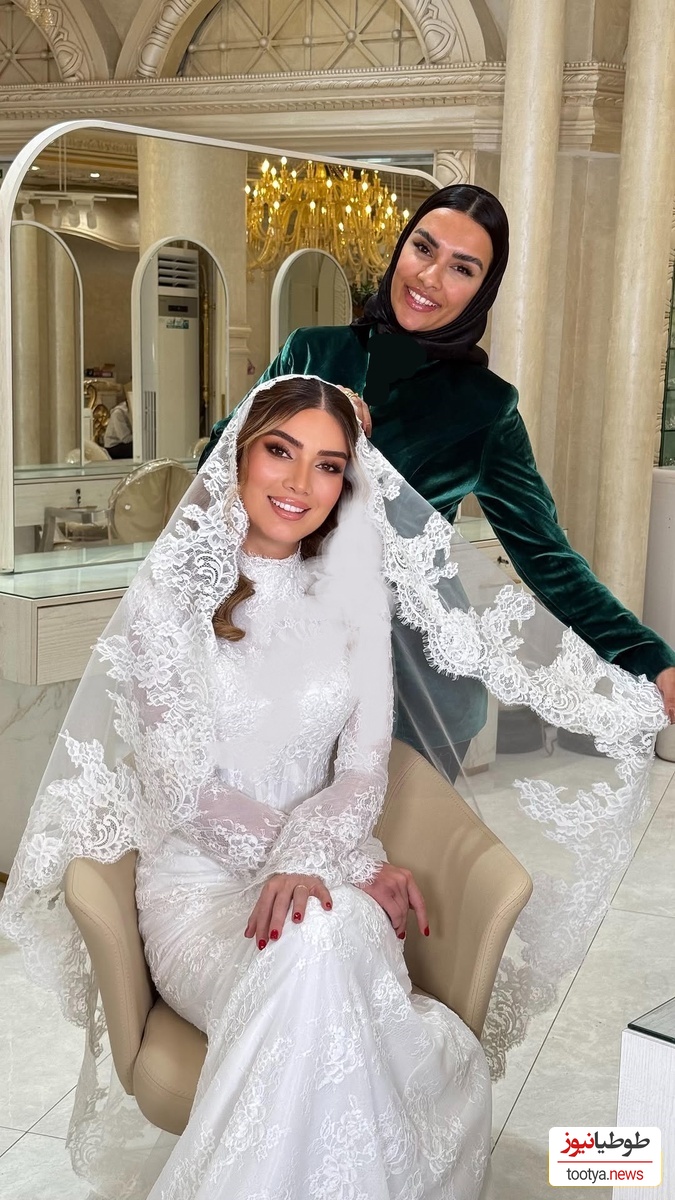 نگاهی به مراحل آماده شدن متین ستوده برای مراسم فرمالیته اش/ مقایسه جذاب دو لباس عروس خانم بازیگر+فیلم و عکس