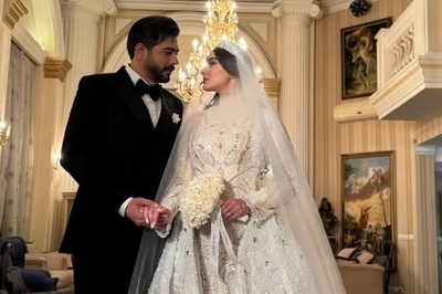 رخنمایی جزئیات زیبای لباس عروس، کیف و کفش و کارت عروسی شیشه ای و شفاف مریم مومن و سهیل قاصدی که برای مهمانان مراسم تدارک دیده بودند+عکس