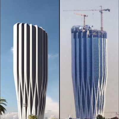 (ویدیو) معماری زیباترین و خیره کننده ترین ساختمان مدرن این روزهای عراق