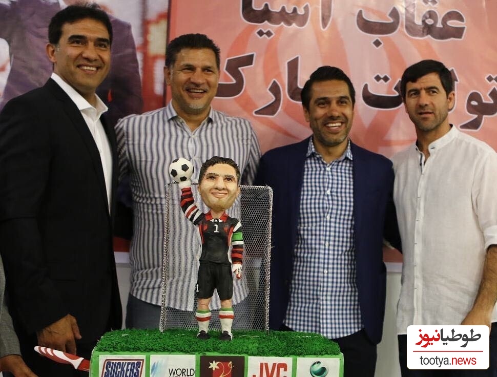 کیک تولد احجمدرضا عابدزاده