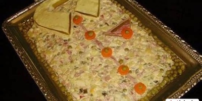 طنز روز مرد2؛ خلاقیت خنده دار عروس اردبیلی برای تزیین سالاد الویه برای همسرش با خیارشور بار دیگر ثابت کرد که هنر نزد ایرانیان است و بس/ سازمان حمایت از مردان ابراز نگرانی کرد😂