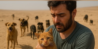 (ویدئو) مستند حیات وحش روز/ اشک‌های احساسی گربه یتیمی که از دست 15 سگ وحشی توسط مرد ترکیه ای نجات یافت