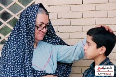 آخرین دیدار مجید سریال "قصه های مجید" با بی بی قبل از وداع ابدی بانو پروین‌دخت یزدانیان / +عکس مجید بر سر مزار بی‌بی خانوم