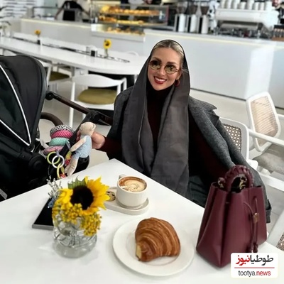 (عکس) رونمایی مینا مختاری، همسر باسلیقه بهرام رادان، از سرویس چایخوری عصرانه شیک و خاصش / اینهمه زیبایی اونم یه جا!😍😍