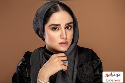 استایل ناز و دلبرانه هانیه غلامی برای مجلس عروسی دوستش