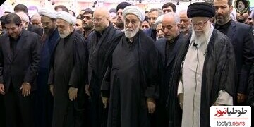 جمله‌ای که رهبر انقلاب در حین اقامه نماز برای پیکر رئیس جمهور 3 بار تکرار کرد