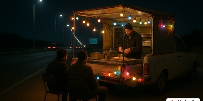 ابتکار راننده‌پسند هموطن کاشانی در کنار اتوبان که با دیدنش تمام رانندگان عبوری پاشون رو میزارن رو ترمز+ویدیو/ خدایی از این دیگه نمیشه گذشت😋😍