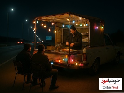 ابتکار رانندهپسند هموطن کاشانی در کنار اتوبان که با دیدنش تمام رانندگان عبوری پاشون رو میزارن رو ترمز+ویدیو/ خدایی از این دیگه نمیشه گذشت😋😍