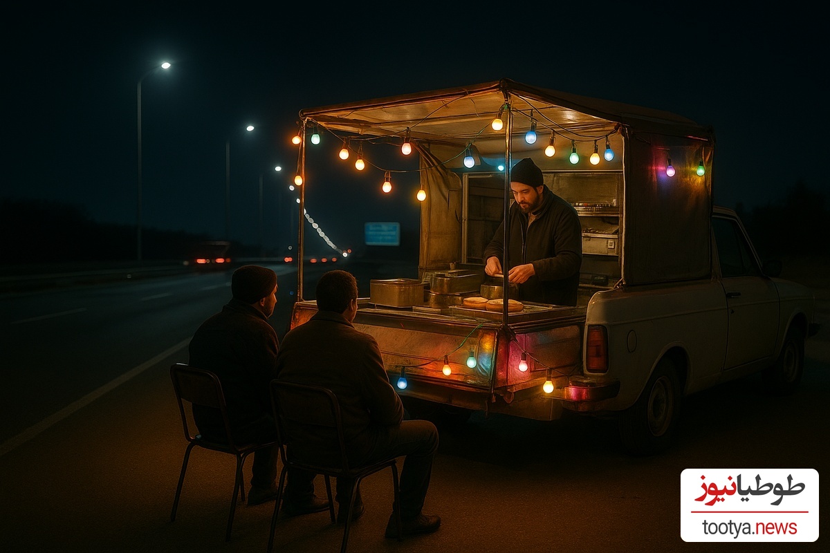 ابتکار رانندهپسند هموطن کاشانی در کنار اتوبان که با دیدنش تمام رانندگان عبوری پاشون رو میزارن رو ترمز+ویدیو/ خدایی از این دیگه نمیشه گذشت😋😍