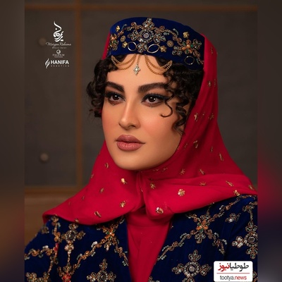 خلاقیت تحسین‌برانگیز هنرمند ایرانی در نقاشی پرتره مریم مومن ، تازه عروس سینمای ایران حماسه آفرید/ لامصب با خود اصلیش مو نمیزنه