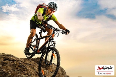 (ویدئو) تجربه دلهره‌آور دوچرخه سواری روی لبه پرتگاه / باید کیلو کیلو جیگر داشته باشی