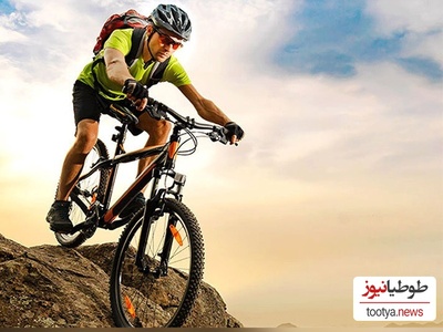 (ویدئو) تجربه دلهره‌آور دوچرخه سواری روی لبه پرتگاه / باید کیلو کیلو جیگر داشته باشی