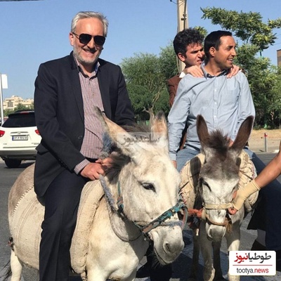 مروری بر سکانس خرسواری بیژن بنفشه خواه، هوتن شکیبا و امیرحسین رستمی در سریال "لیسانسه ها" + ویدیو / دکتر عینک آفتابی هم زده ژست گرفته😂