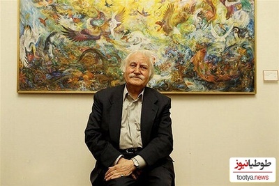 به بهانه فوت هنرمند بزرگ ایرانی، نگاهی به چیدمان منزل استاد فرشچیان در ایران و آمریکا مزین به آثار هنری ایشان