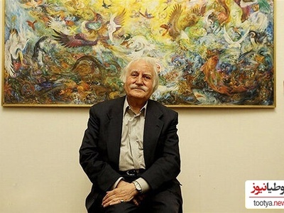 به بهانه فوت هنرمند بزرگ ایرانی، نگاهی به چیدمان منزل استاد فرشچیان در ایران و آمریکا مزین به آثار هنری ایشان