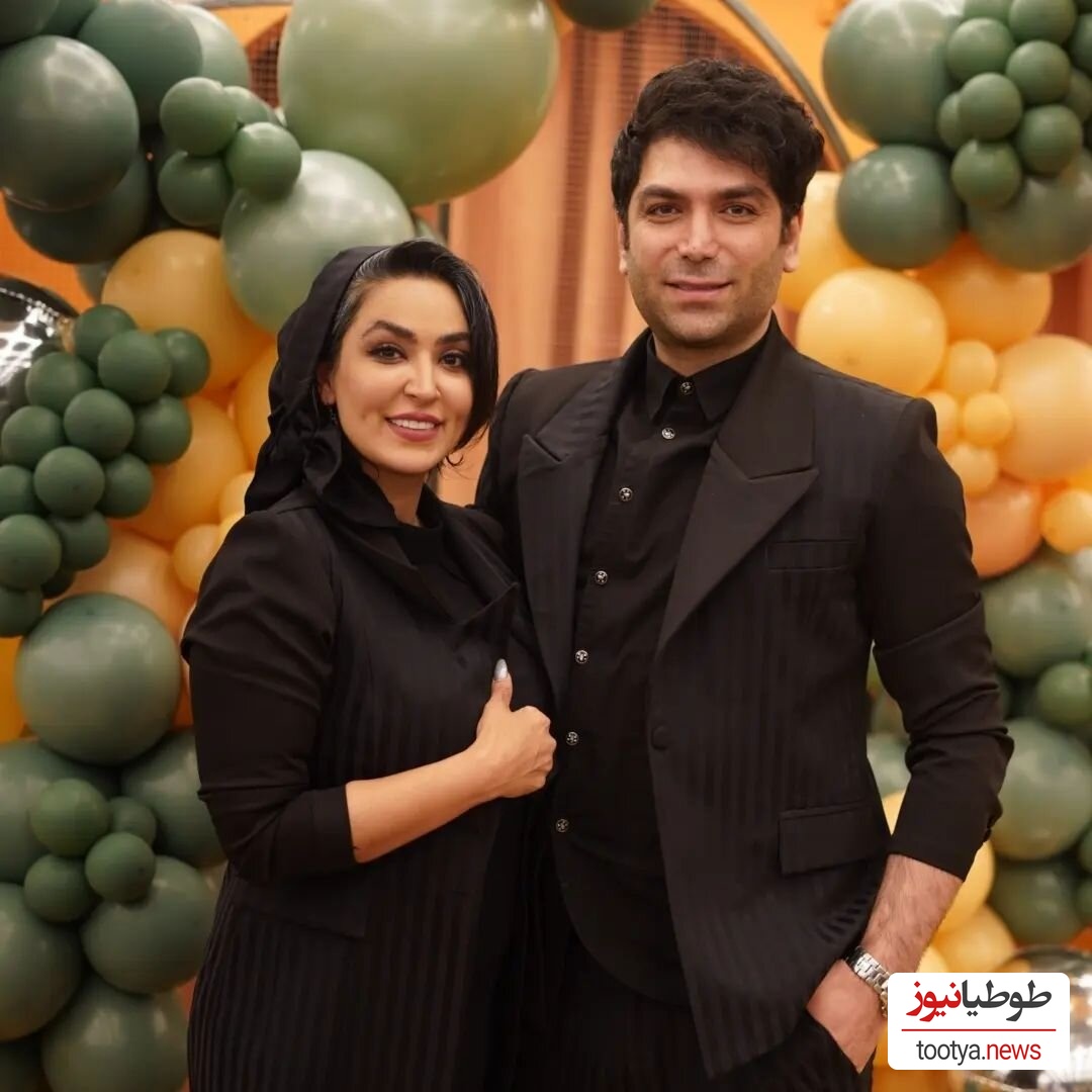 فریبا طالبی و همسرش