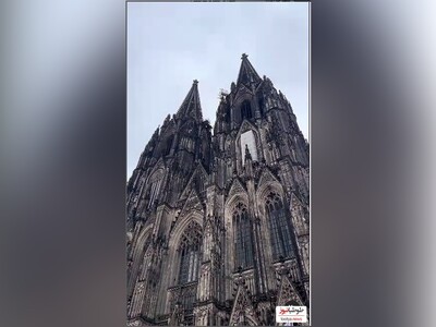 (فیلم) شاید در نگاه اول به نظرتان واقعی نباشد!کلیسای اعجاب انگیز و رویایی آلمان!