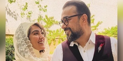 سپند امیرسلیمانی و همسرش مونا کرمی در کنار فریبرز قریبیان در کاخ سعدآباد + عکس