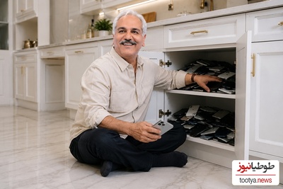 افشای سبک زندگی عجیب مهران مدیری توسط مهراب قاسم‌خانی؛ از کابینت تا بازار نقاشی!