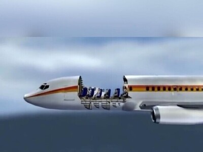 (ویدئو) اتفاقی عجیب و باورنکردنی برای یک هواپیمای در حال پرواز در سال 1988