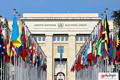 عکس+ پرچم سازمان ملل متحد به احترام شهدای  سانحه باگرد نیمه افراشته شد