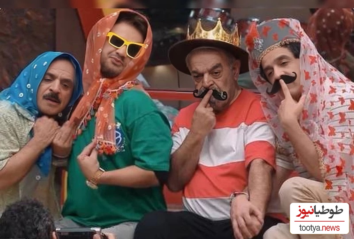 لحظاتی غش‌آور از بوسه‌ی زورکی آقا رشید و خنده‌ی علی اوجی و سایر شرکت‌کننده‌های جوکر 2 +ویدیو