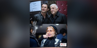 امیرحسین رستمی، مهراوه شریفی‌نیا،امین حیایی، ارسلان قاسمی، امین حیایی، رضا ناجی و سایر هنرمندانی که در مراسم یادبود همایون ارشادی حضور داشتند+ فیلم و عکس