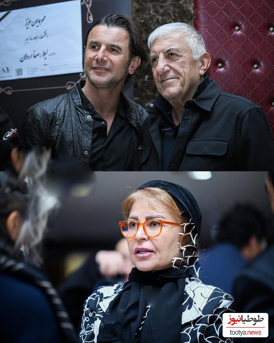 امیرحسین رستمی، مهراوه شریفی‌نیا،امین حیایی، ارسلان قاسمی، امین حیایی، رضا ناجی و سایر هنرمندانی که در مراسم یادبود همایون ارشادی حضور داشتند+ فیلم و عکس