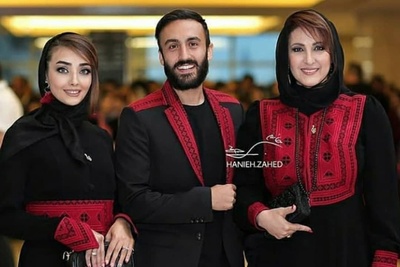 نگاهی به مراسم عقد پویان گنجی، پسر فاطمه گودرزی، و همسر چشمرنگیاش/ لباس عروس خانم چقدر زیباست😍