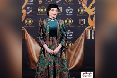 نگاهی به مراحل آماده سازی لباس فاخر بهنوش طباطبایی در مراسم جشن حافظ/بهنوش طباطبایی با این استایل ویژه درخشید