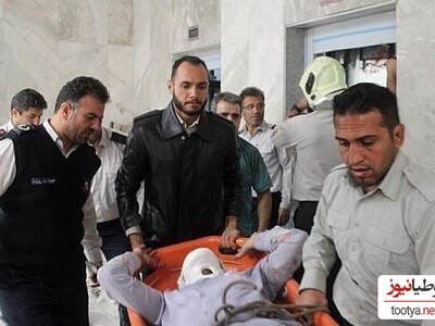 (تصاویر +16) حادثه وحشتناک برای 2 مرد در تهران/لحظات نفسگیر نجات کارگری که سرش در آسانسور گیر کرده بود...