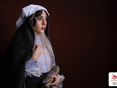 حضور متفاوت محبوب ترین بازیگران ایرانی با روبنده، چارقد و ارخالق قاجاری در بازار قدیمی/ سه نفره صمیمانه ترلان پروانه، با مادر و خواهرش!