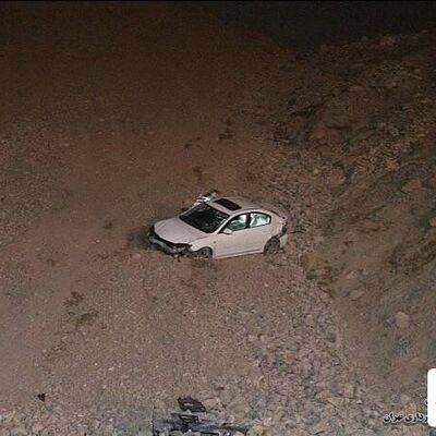 حادثه عجیب در تهران/  راننده مزدا پس از سقوط 100 متری سالم ماند
