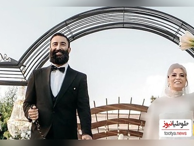 2 سگ با پاپیون مهمان ویژه عروسی خانم بازیگر ایرانی ! / شیدا خلیق و مجری داماد ترکاندند + عکس ها