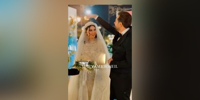 عاشقانه‌های دلنشین سهیل قاصدی برای همسرش مریم مومن در اولین لحظه دیدار/انصافا این عشق ارزش 8 سال انتظارو قطعا داشت