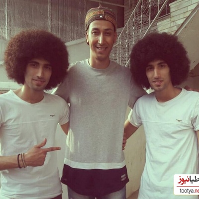 مصطفی و مجتبی بلال حبشی دوقلوهای سریال پایتخت تغییر چهره دادند/ رحمان رحیم با مدل موی صاف و فرق وسط اصلا قابل شناسایی نیستن